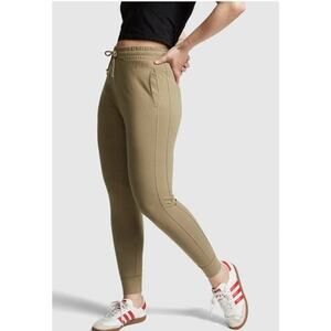 NWOT Victoria Secret Pink Womens High Waisted Cotton Green Jogger Size Medium
